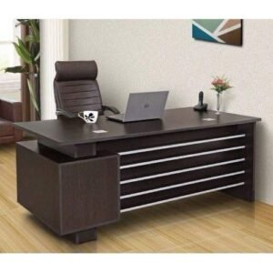 Bureau Directeur Élégance Noir Prestige