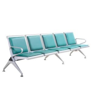 Banc Réception Premium 5 Places Turquoise