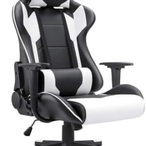 Siège Gaming Performance Noir et Blanc
